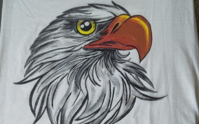 T shirt eagles head