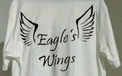 T shirt eagles wings for shilo church