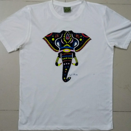 Indian design elephant T shirt