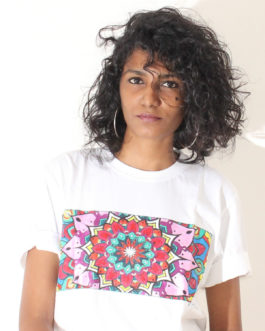 mandala T shirt bust